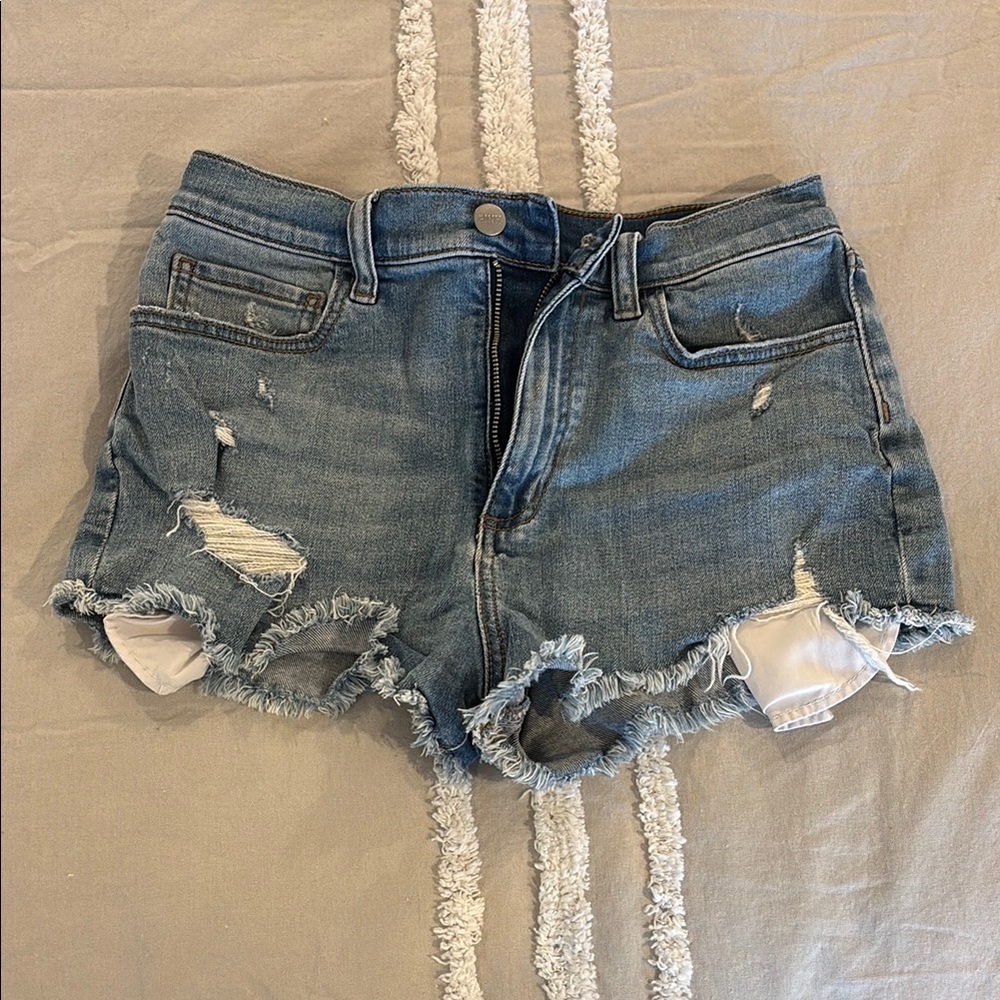 Denim Distressed Women's Shorts